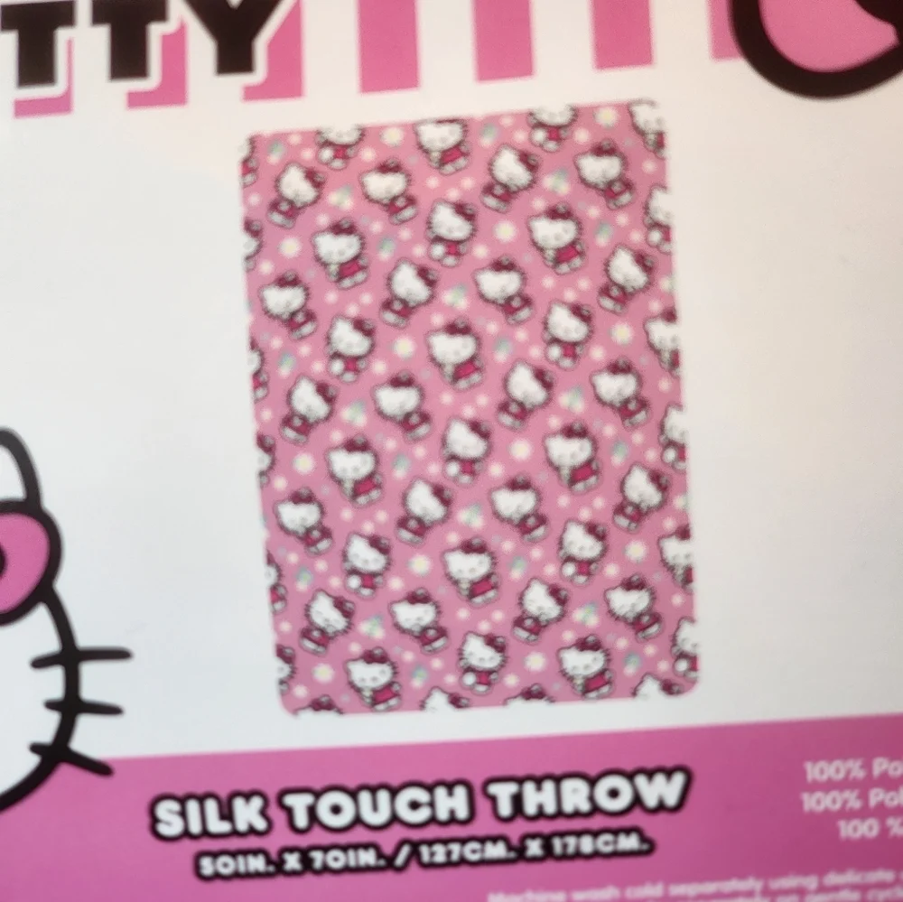 Hello Kitty Flower Power Blanket